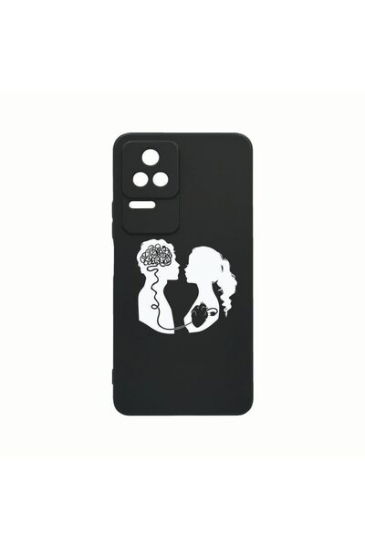 bestcase Husa Silicon, Compatibila Cu Xiaomi Poco M5s, Love With Brain, Rezis...