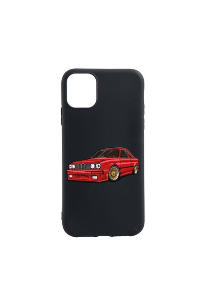 bestcase Husa Silicon Compatibila cu Xiaomi Mi 11 Lite 5G / 4G, Old Car, rezi...