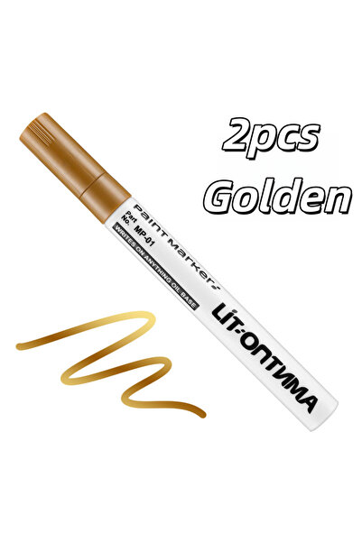 Choice 2pcs Golden 2pcs Golden Tombstone Marker | Restores Text on Stone, Wea...