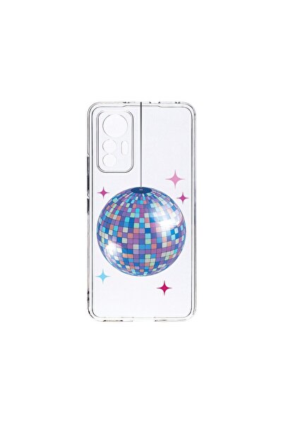 bestcase Прозрачен силиконов калъф 2ММ, съвместим с Xiaomi 13 Lite, Диско топ...