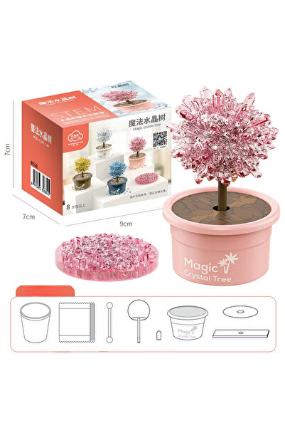 choice2 Pink Tree DIY Crystal Planting Tree Magic Handmade Science Experiment...