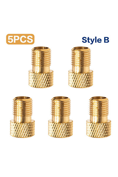 Choice محول صمام دراجة هوائية من نوع Grid GRAIN-5Pcs 2/5/10PC F/V إلى A/V، مح...