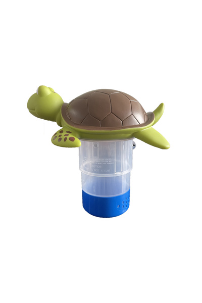 Choice K-405 Adjustable Rate Floating Chlorine Dispenser Large Capacity Turtl...