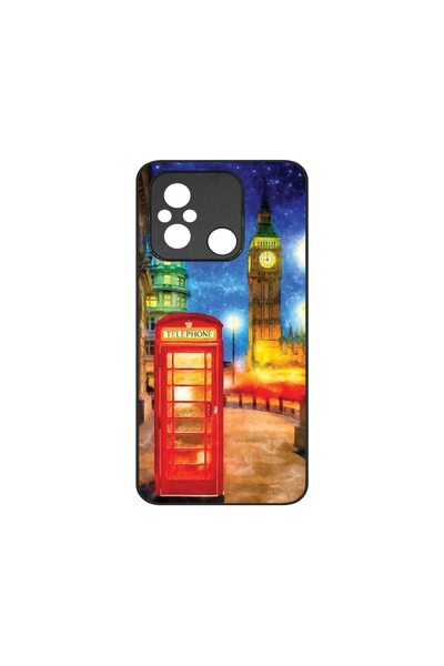 bestcase Husa BestCase¬Æ Slim Glassy, Compatibila Cu Xiaomi Redmi 12C, London...
