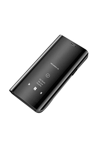 OEM Clear View Cover Xiaomi Mi Note 10 / Mi Note 10 Pro Μαύρο