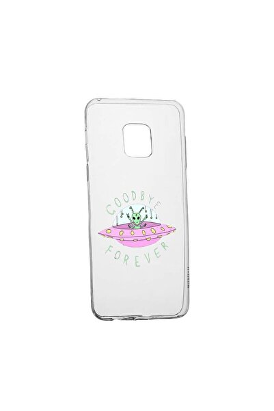 bestcase Husa Silicon Universe, Planets UFO Good Bye, Compatibila cu Xiaomi P...