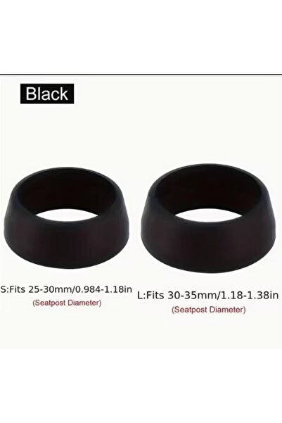 choice2 Black 2 PCS Cruisers Road Bicycles Mountain Bikes Seat Bar Dust Cover...