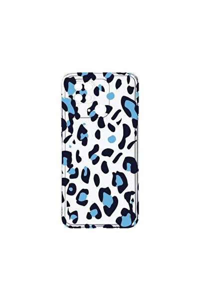 bestcase Прозрачен силиконов калъф 2ММ, съвместим с Xiaomi Redmi 10C, със син...