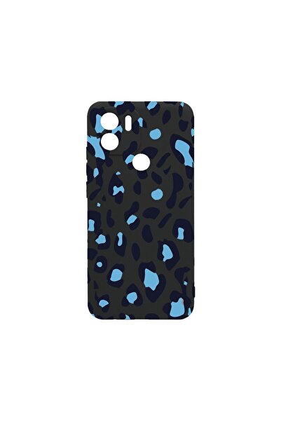 bestcase Тънък силиконов калъф 0.8ММ, съвместим с Xiaomi Redmi A1 Plus, син л...