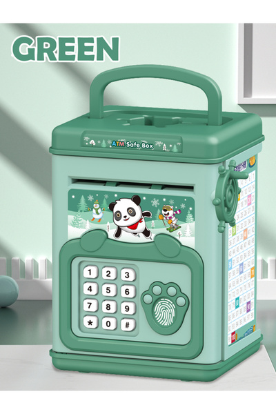 Choice5 6909 ATM Piggy Bank Toys, Electronic Fun Music Cartoon Fingerprint Pa...