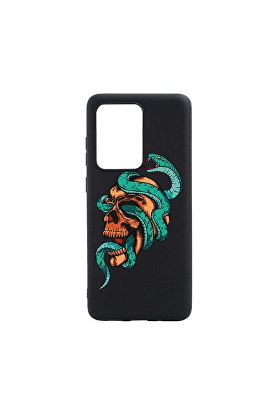 bestcase Силиконов калъф, съвместим с Xiaomi 11T, с дизайн на череп, устойчив...