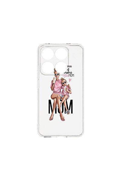 bestcase Husa pentru Xiaomi 14T, BestCase¬Æ Clear Silicon 2MM, Girl Mom Mama ...