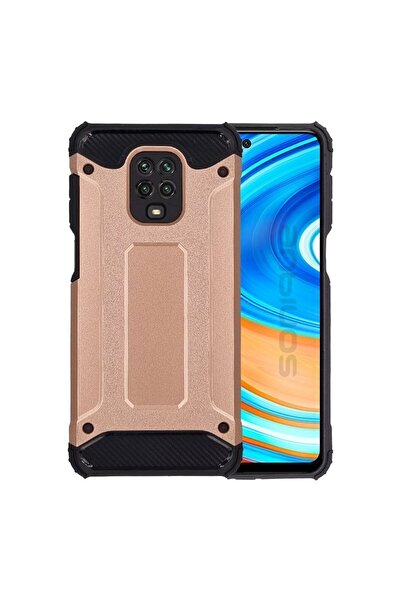 Sonique Θήκη Heavy Armor Xiaomi Redmi Note 9S/9 Pro Ροζ Χρυσό