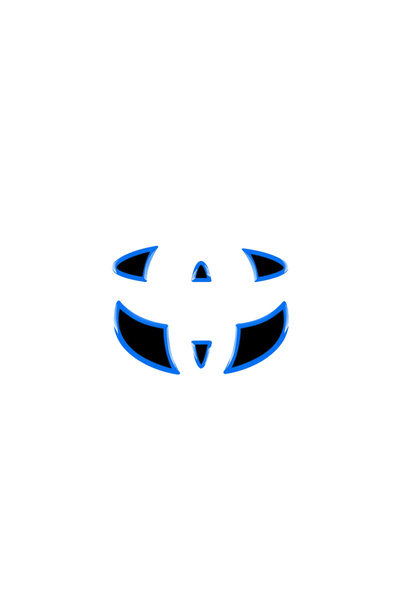 Choice1 Blue Red Blue Car Steering Wheel Badge Trim Sticker for Toyota CHR Co...