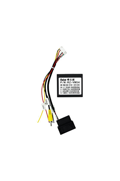 Choice محول كاميرا الرؤية الخلفية الأصلي XCB-VW-04 من RGB إلى RCA لسيارات فول...