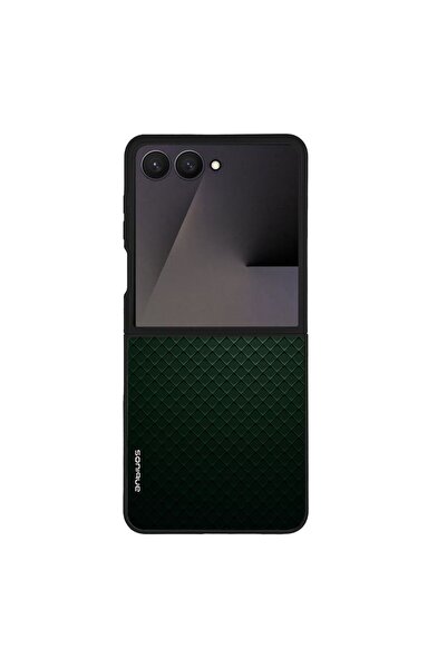 Sonique Θήκη Carbon Series για Samsung Galaxy Z Flip 7 Πράσινο