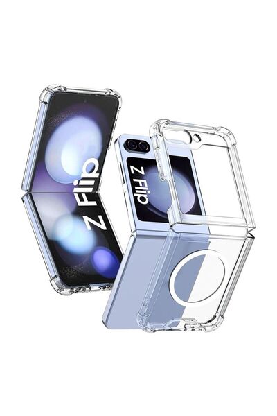 Sonique Θήκη Magnetic MagCase Samsung Galaxy Z Flip 5 Διάφανο