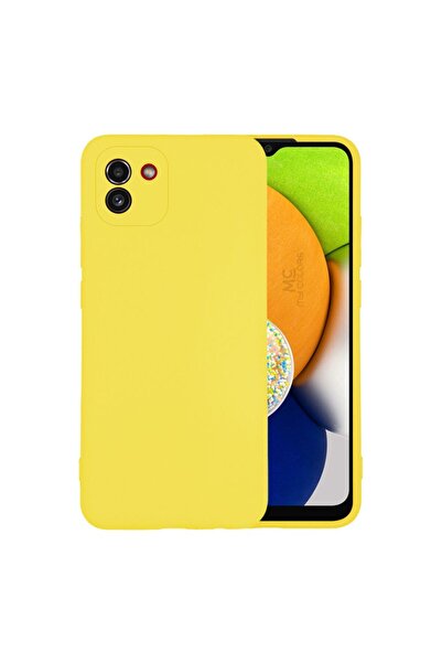 Sonique Θήκη Σιλικόνης My Colors Samsung Galaxy A03 4G Κίτρινο