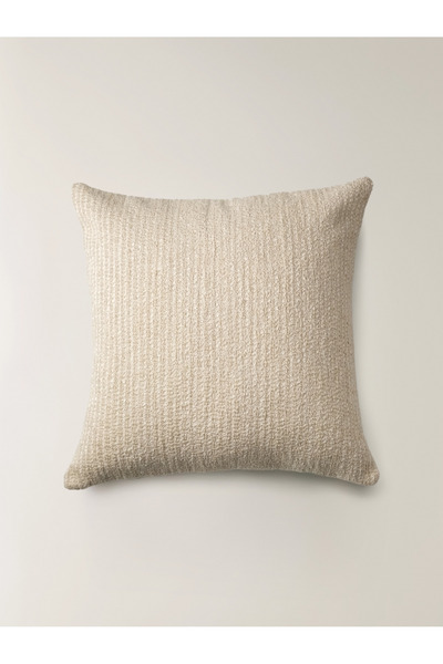 Minihol Dune Doğal Lif Karışımlı Krem Kırlent Kılıfı (45 x 45 cm)