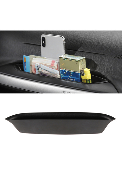Choice black GrabTray Passenger Storage Box Grab Handle Organizer Tray for Je...
