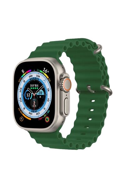 Sonique Λουράκι Σιλικόνης Ocean Band για Apple Watch (42/44/45/49MM) Πράσινο ...