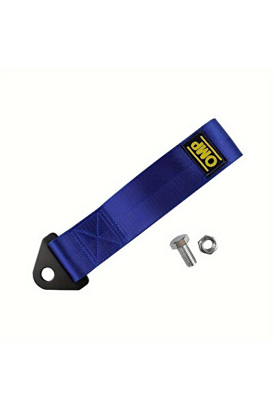 Choice1 Blue Car Heavy-Duty Tow Strap Compatible for Towing & Bumper Mount Tr...