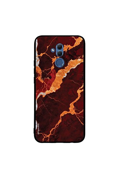 Sonique Θήκη Marble Series για Huawei Mate 20 Lite Κόκκινο