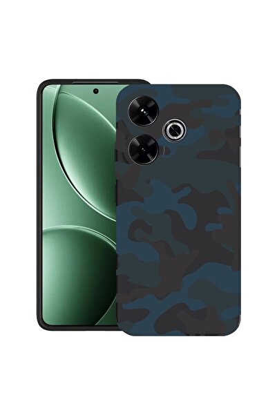bestcase Husă pentru Xiaomi Redmi 13x cu Design Camuflaj, TPU Mat Ultra Subți...