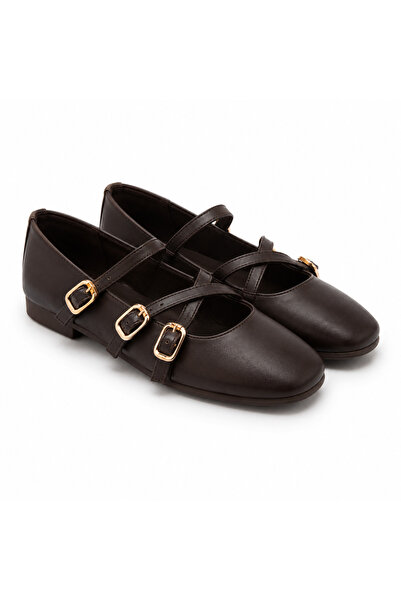 PATRON SHOES أحذية الباليه اليومية للنساء، أحذية الباليه ذات الأشرطة المتقاطع...
