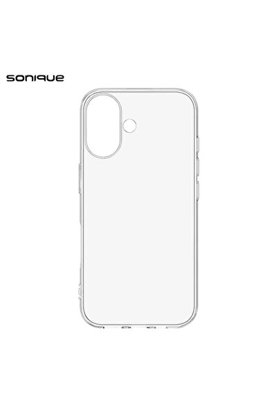Sonique Θήκη Σιλικόνης Crystal Clear Apple (Big Hole) iPhone 16 Διάφανο