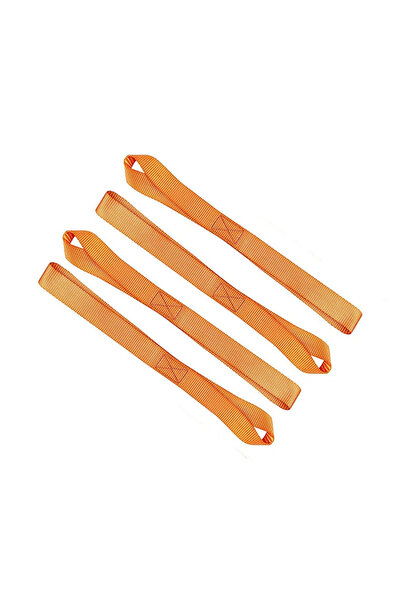 Choice3 Orange-4Pcs 1-4pcs Soft Loop Tie Down Straps For Securing Cargo ATV U...