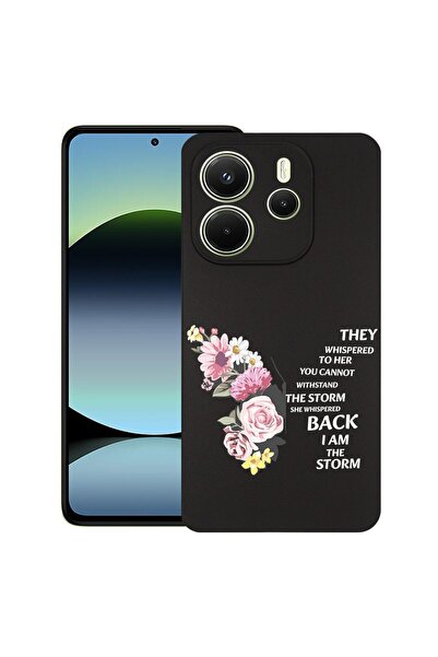 bestcase ¬Æ Husa Slim Silicon pentru Xiaomi Redmi Note 14 4G, Eu Sunt Furtuna...