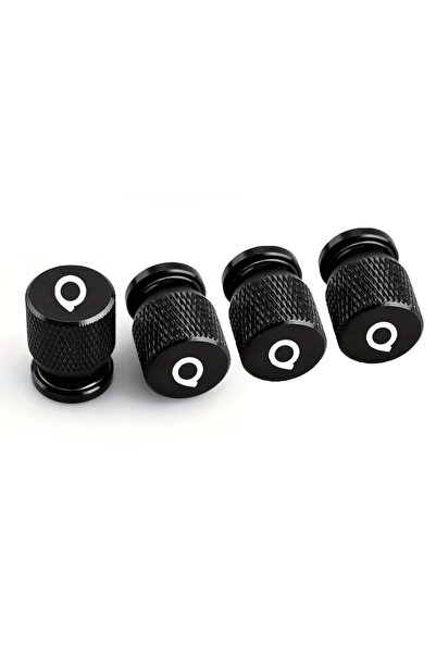 Choice1 black 4pcs Car Tire Valve Stem Caps Dustproof waterproof durable Suit...
