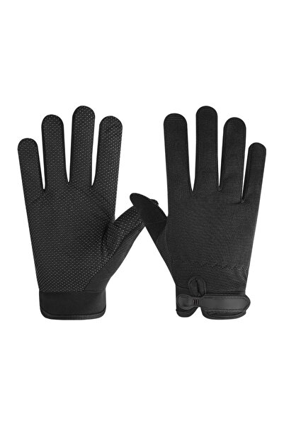 Choice Full black Cycling Tactical Gloves Motorcycle Spring Summer Anti-Slip ...
