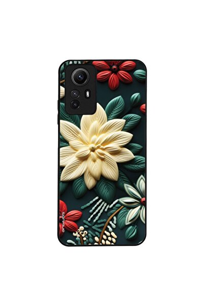 Sonique Θήκη 3D Flower Series για Xiaomi Redmi Note 12s Πράσινο
