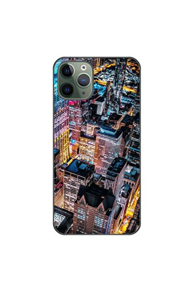 OEM Husa compatibila cu Apple iPhone 11 Pro Max Silicon Gel Tpu Model Night City