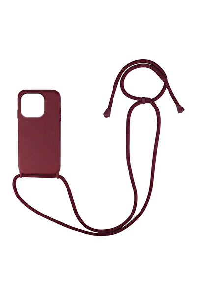 Sonique Θήκη Σιλικόνης με Κορδόνι CarryHang Xiaomi Redmi 12C Μπορντό