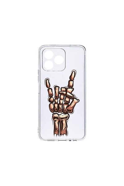 bestcase ¬Æ Husa Clear Silicon 2MM, Compatibila Cu Xiaomi Redmi 13, Skeleton ...