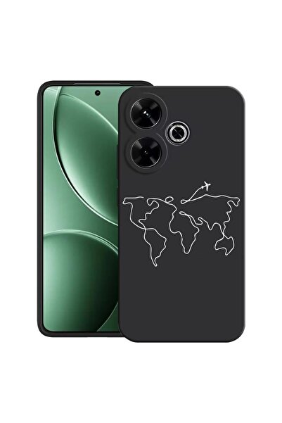 bestcase Husă pentru Xiaomi Redmi 13x cu Design Travel, TPU Mat Ultra Subțire...