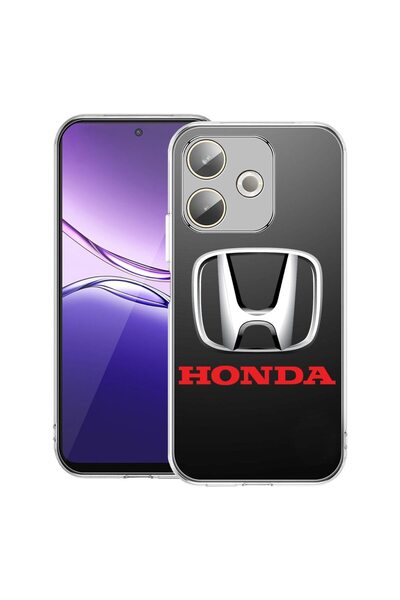 bestcase ¬Æ Husa pentru Xiaomi Redmi 13x / Poco M6 4G cu Design Honda, Clear ...