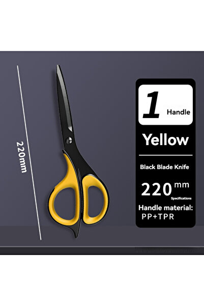 Choice1 Large Yellow Deli-Stainless Steel Anti-Stick Scissors, Alloy Statione...
