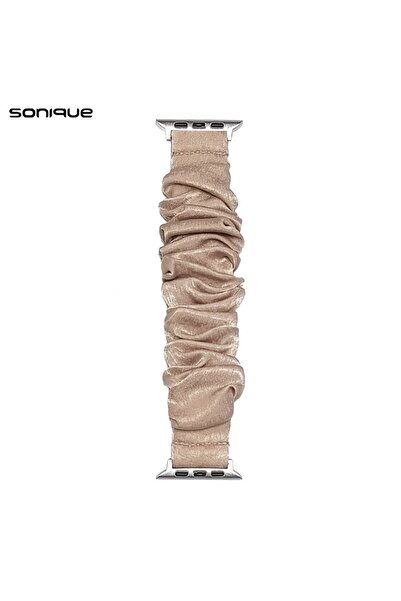 Sonique Λουράκι Scruncie Band για Apple Watch (38/40/41MM) Μπεζ