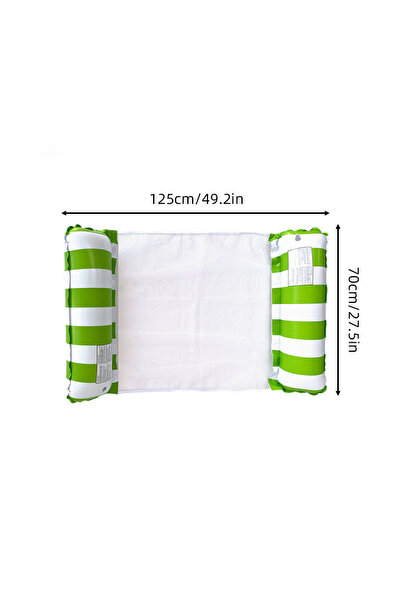 Choice1 FP-2G-ZTW-green Portable Inflatable Pool Float Bed Foldable Floating ...