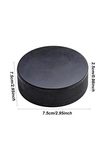 Choice Black Street Hockey Puck Roller Ice Hockey Official Regulation Size 4X...