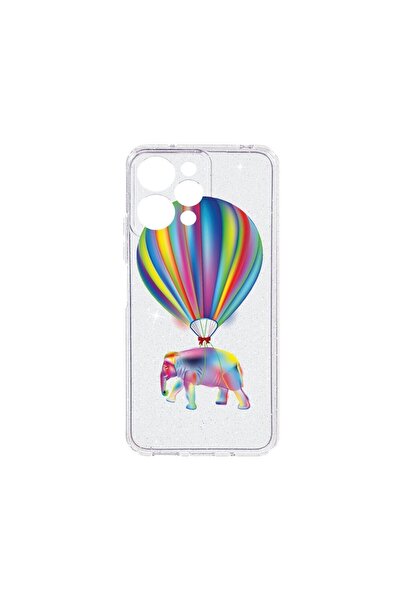 bestcase Θήκη Crystal Glitter 2MM, Συμβατή με Xiaomi Redmi 12, Ελέφαντας Ουρά...