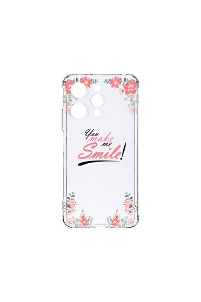 bestcase Αντικραδασμική Θήκη 1.5MM, Συμβατή με Xiaomi Redmi 12 4G, Make Me Sm...