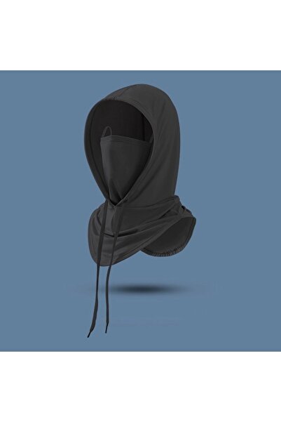choice2 قناع وجه أسود للحماية من الشمس، غطاء رقبة من الحرير الجليدي، واقي وجه...