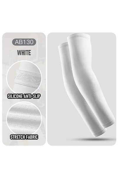 Choice30 قطعتان XL - AB130-WH 1/2 قطعة من أكمام دعم الكوع الرياضية وواقيات ال...