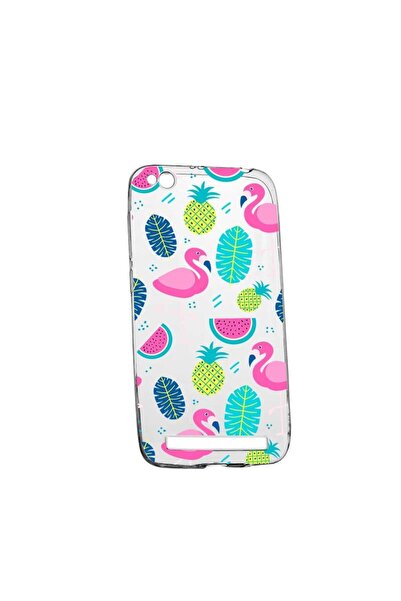 bestcase Husa Silicon, Transparent, Slim, Flamingo 91, Xiaomi Redmi 5A