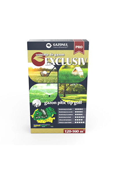 Gazonul Seminte Gazon Exclusiv Golf Pitic cu crestere lenta si frunzis scurt,...